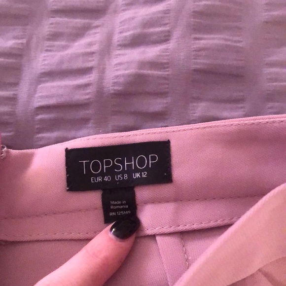TopShop Blush Shorts Size 8 - Picture 2 of 3